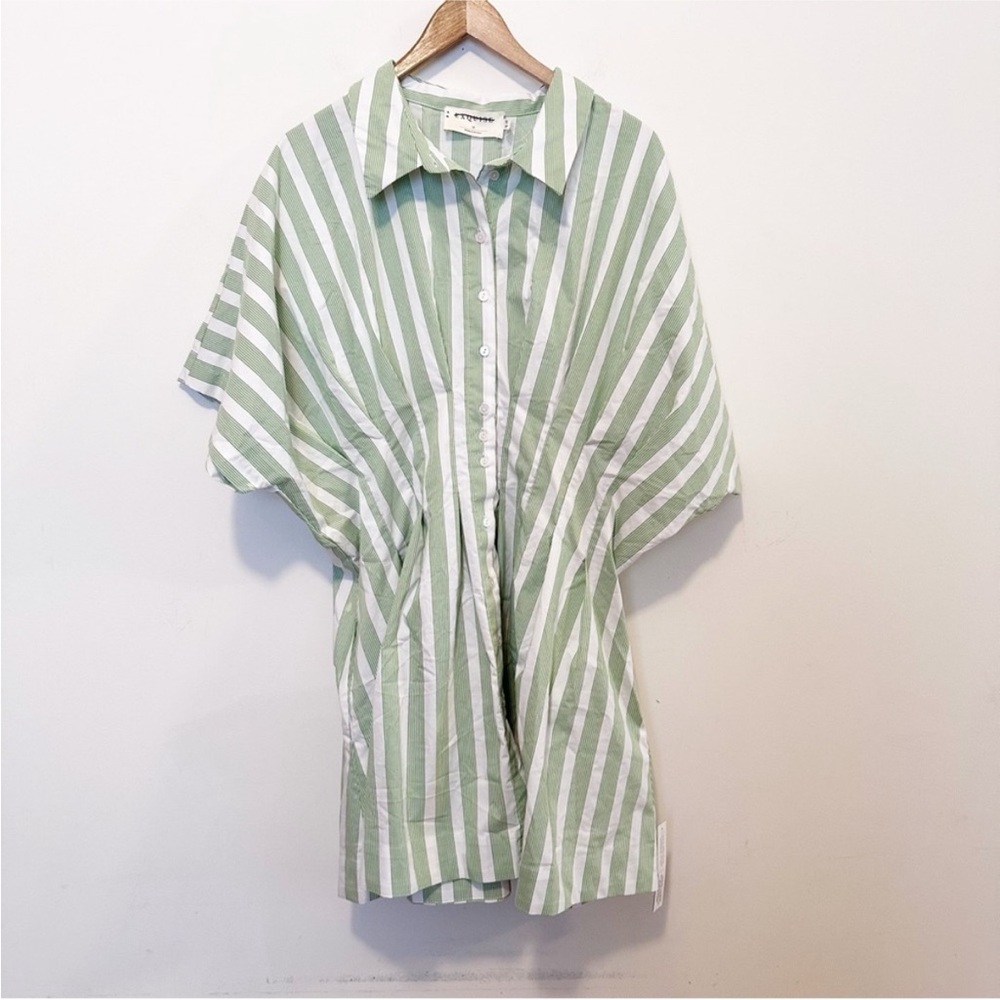 Anthropologie The Tobie Mini Shirt Dress by Exquise - Picture 6 of 8